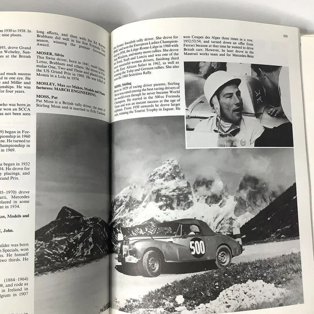George Bishop The Concise Dictionary‎ Of Motorsport 1st Edition Bison 1979 HC DJ